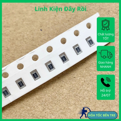 10 sản phẩm điện trở dán SMD 0805 1/8W 1% 4.7Kohm 4.7KR 4.7K 4701 472