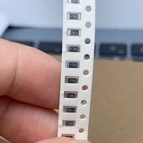 10 cái điện trở dán SMD 1206 47R0 470 47ohm