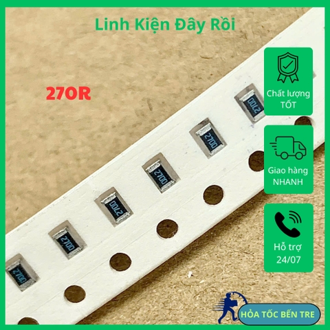 10 cái điện trở dán SMD 0805 270R 270ohm 271 2700