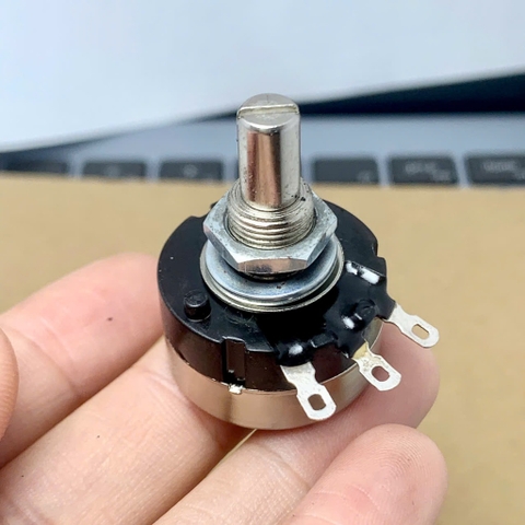 Chiết áp biến trở một vòng núm vặn thang đo RV24YN20S B201 200R 200ohm
