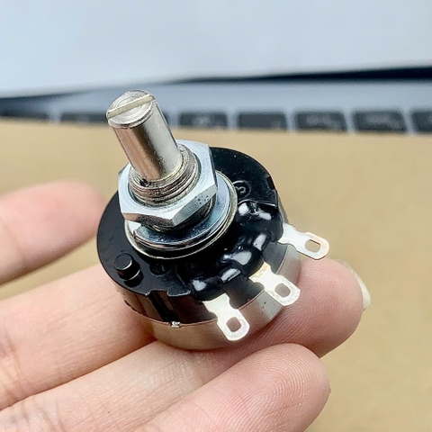 Chiết áp biến trở một vòng núm vặn thang đo RV24YN20S B202 2KR 2Kohm