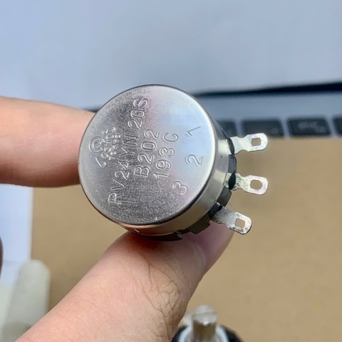Chiết áp biến trở một vòng núm vặn thang đo RV24YN20S B202 2KR 2Kohm