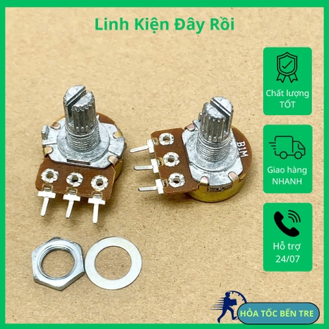 5 cái cái chiết áp biến trở WL WH148 B1M 1Mohm 1MR 3 chân 15x25mm