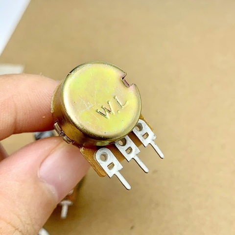 5 cái chiết áp biến trở WL WH148 B500K 500Kohm 500KR 3 chân 15x25mm