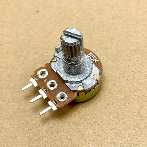 5 cái chiết áp biến trở WL WH148 B5K 5Kohm 5KR 3 chân 15x25mm