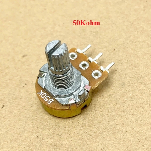 Chiết áp đơn WL  WH148 1K/2K/5K/10K/20K/50K/100K/250K/500K/1M kích thước 15x25mm chất lượng tốt