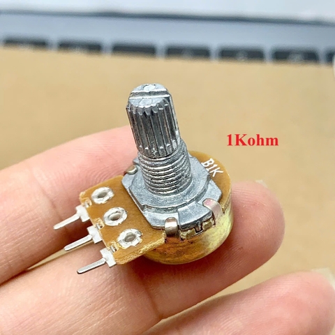 Chiết áp đơn WL  WH148 1K/2K/5K/10K/20K/50K/100K/250K/500K/1M kích thước 15x25mm chất lượng tốt
