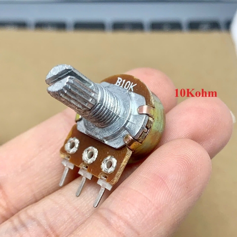 Chiết áp đơn WL  WH148 1K/2K/5K/10K/20K/50K/100K/250K/500K/1M kích thước 15x25mm chất lượng tốt