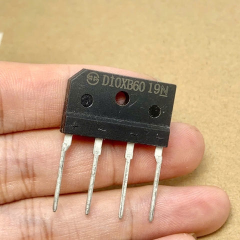 5 cái D10XB60 cầu diode cầu chỉnh lưu 600V 10A
