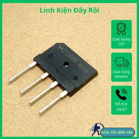 4 cái D15XB80 D15XB 80 D15SB80 cầu chỉnh lưu diode 800V 15A