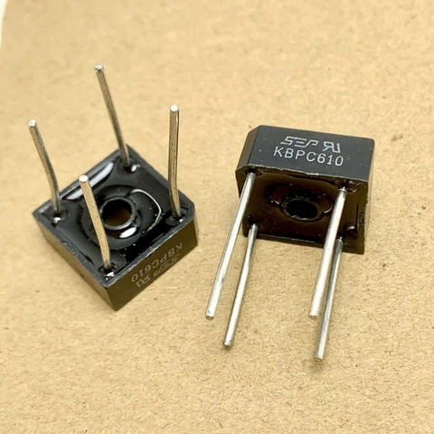4 cái KBPC610 cầu chỉnh lưu diode cầu 1000V 6A