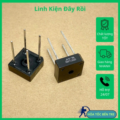 4 cái KBPC1010 diode cầu hình vuông 1000V 10A