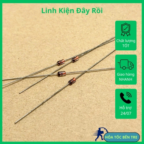 10 cái diode zener 1W 2V7 3V 3V3 3V6 3V9 4V3 4V7 5V1 5V6 6V2 6V8 8V2 9V1 15V 16V 18V 24V 30V 39V 51V