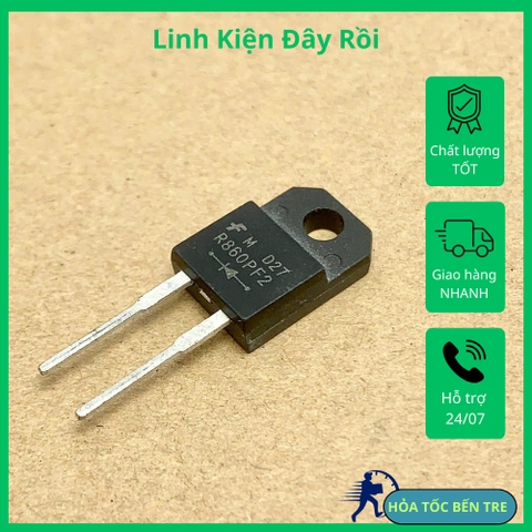 R860PF2 F08S60SN ISL9R860PF2 STEALTH™ Diode hồi phục nhanh 600V 8A TO-220F
