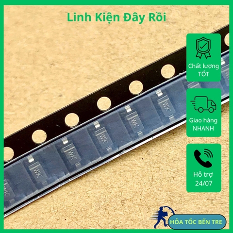 5 cái WK BZT52C15V BTZ52 15 0.25W Diode zener 15V 0.25W SOD123 1206