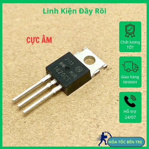 4 cái MUR1620CT cực âm chung Diode phục hồi nhanh 16A 200V TO-220