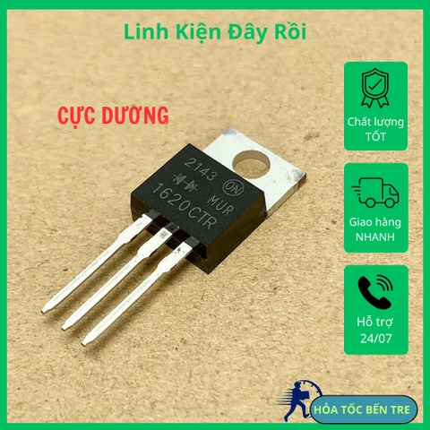 4 cái MUR1620CTR cực dương chung Diode phục hồi nhanh 16A 200V TO-220