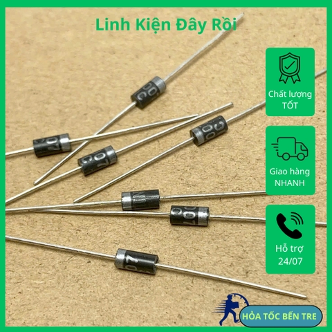 10 sản phẩm Diode chỉnh lưu 1A 1000V 1A1000V 1N4007 DO41 IN4007 DO-27