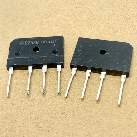 4 cái D25XB80 D25XB 80 cầu diode chỉnh lưu  800V 25A DIP-4