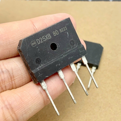 4 cái D25XB80 D25XB 80 cầu diode chỉnh lưu  800V 25A DIP-4