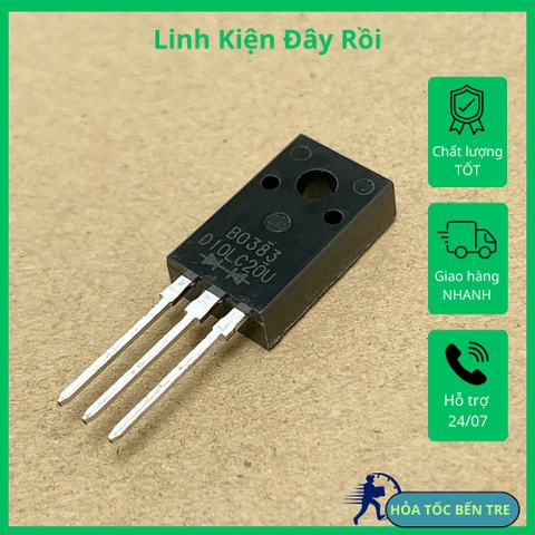 Diode D10LC20UR D10LC20 phục hồi nhanh 200V 10A TO-220F