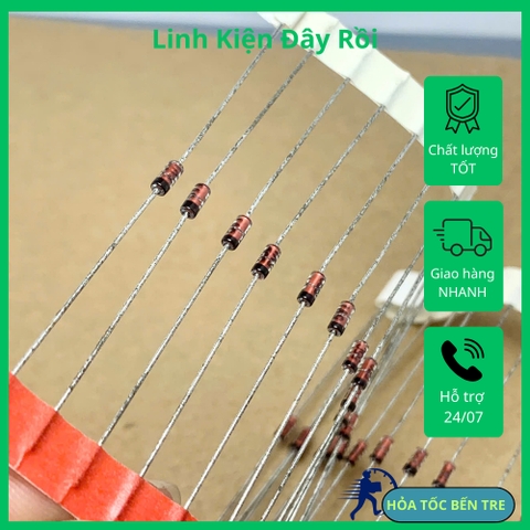 5 cái BZX55C5V1 DIODE ZENER 5.1V 0.5W