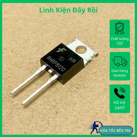RHRP8120 Diode phục hồi nhanh 8A 1200V TO-220-2