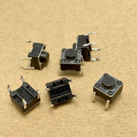 10 cái nút ấn Micro 4 chân kích thước 6x6x5mm