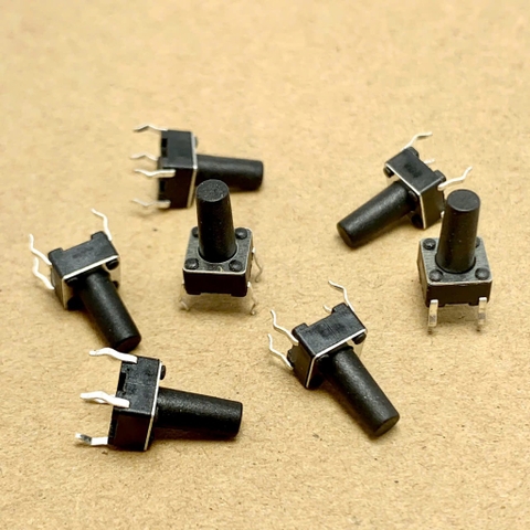 10 cái nút ấn Micro 4 chân kích thước 6x6x11mm