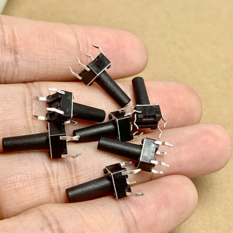 10 cái nút ấn Micro 4 chân kích thước 6x6x13mm