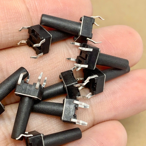 10 cái nút ấn Micro 4 chân kích thước 6x6x14mm