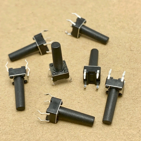 10 cái nút ấn Micro 4 chân kích thước 6x6x15mm