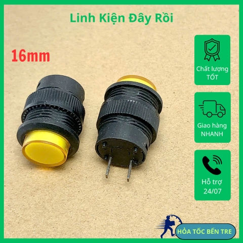 Nút nhấn R16-503A/B 3A 250VAC đường kính 16mm 2P