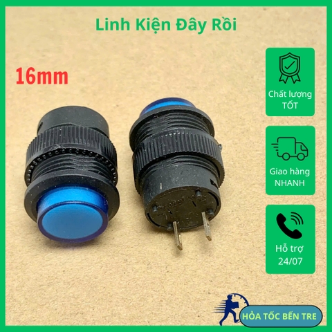 Nút nhấn R16-503A/B 3A 250VAC đường kính 16mm 2P