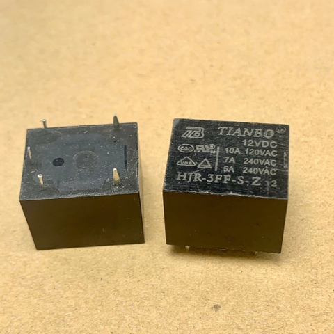 HJR-3FF-S-Z RELAY ROLE 12V 5 chân tải 7A 240VAC