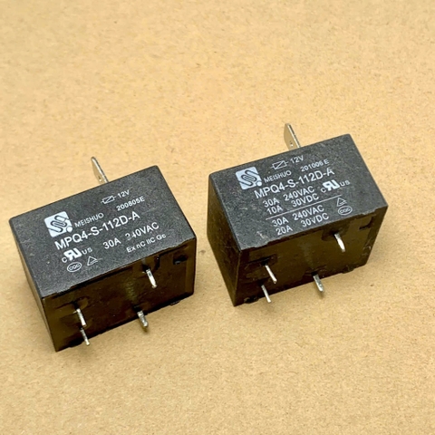 RELAY MPQ4-S-112D-A nguon cấp 12V tải 30A 240VAC 10A 30VDC