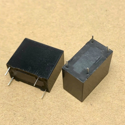 2 cái Relay JZC/HF32F 012-HS-(10A) HF32F-G-012-HS cuộn dây 12V tải 250VAC 10A kích thước 10x15x18mm