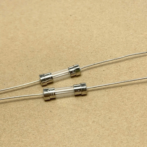 10 cái cầu chì ống thủy tinh 250V 4A chân cắm 5x20mm