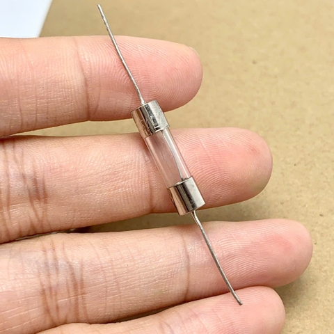 10 sản phẩm cầu chì ống thủy tinh 250V 15A chân cắm 5x20mm