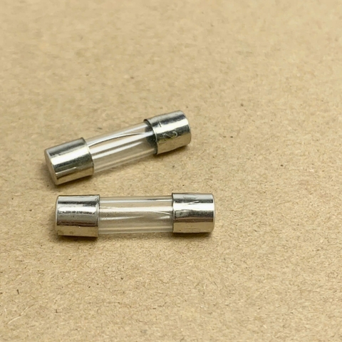 10 cái cầu chì ống thủy tinh 250V 20A kích thước 5x20mm