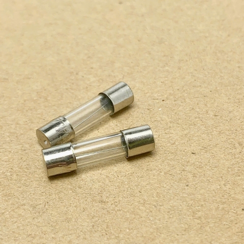 10 cái cầu chì ống thủy tinh 250V 7A kích thước 5x20mm