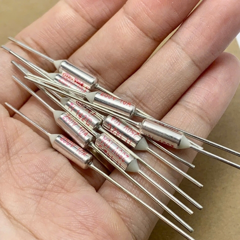10 cái cầu chì nhiệt RY TF142°C RY142  250V 10A 142 độ