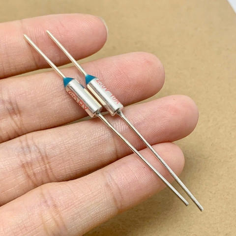 10 cái cầu chì nhiệt RY TF169°C RY169  250V 10A 169 độ