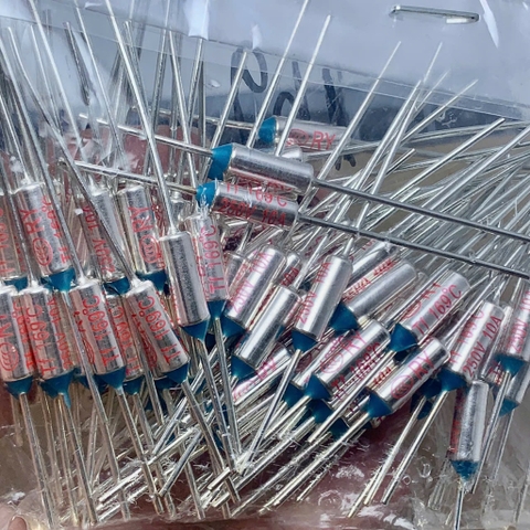 10 cái cầu chì nhiệt RY TF169°C RY169  250V 10A 169 độ