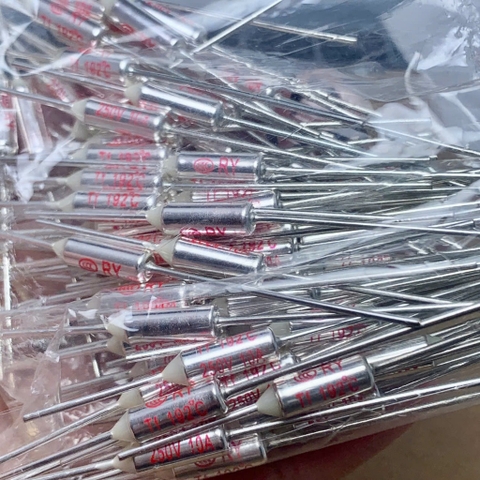10 cái cầu chì nhiệt RY TF192°C RY192  250V 10A 192 độ