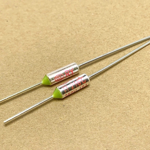 10 cái cầu chì nhiệt RY TF216°C RY216  250V 10A 216 độ