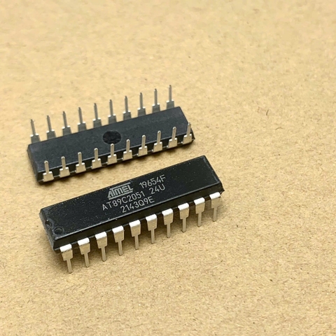 AT89C2051-24PU Chip vi xử lý 8 bit DIP-20 chính hãng
