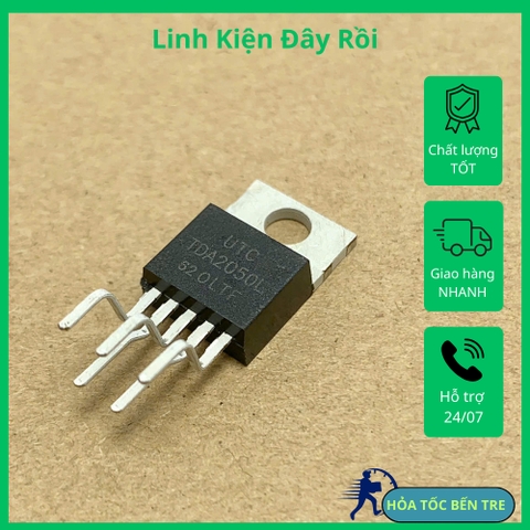 4 cái UTC TDA2050L 2050 A2050 IC khuếch đại âm thanh 25V 5A chính hãng