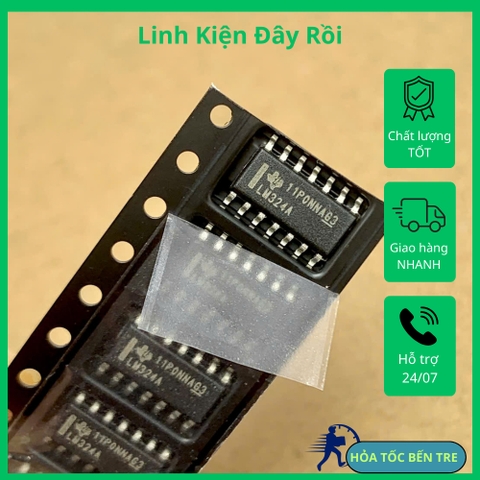 5 sản phẩm LM324A LM324 L324 SOP-14 (SMD) IC khuếch đại thuật toán