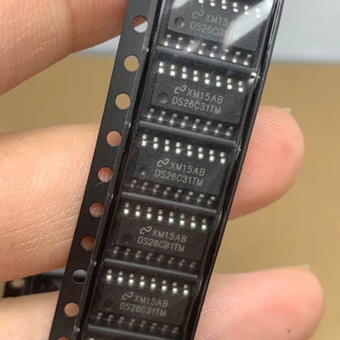 4 cái DS26C31TM DS26C31TMX/NOPB 26C31 DS26C31TMX IC giao tiếp RS-422 SOP-16